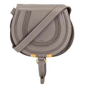 SOLDChloe Marcie Mini crossbody bag cashmere grey